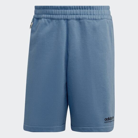 Adidas ADVENTURE SHORTS Altered Blue Large Lounge Comfort Beachy Athleisure - Picture 2 of 8
